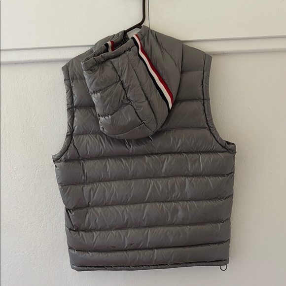 Vintage Moncler Gray Quilted Puffer Vest - Picture 6 of 12